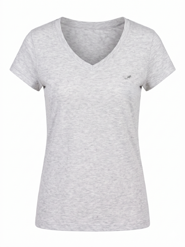 Remera Vi Gris Melange