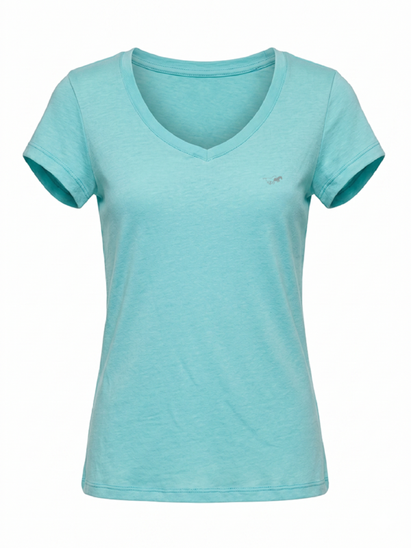 Remera Vi Verde Agua