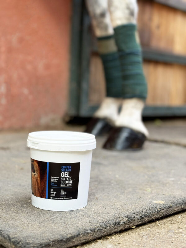 Sulfato de cobre en gel Equi Care x 800 gr.