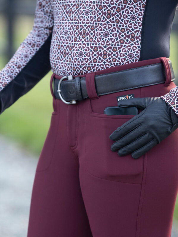Breeche Térmico Tailored Knee Patch Bordó
