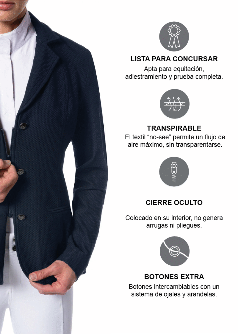 Chaquetilla Affinity® Aero Azul Marino - Imagen 7
