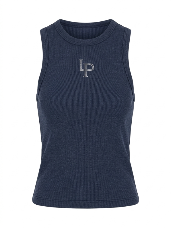 Musculosa Tam Azul Beteado